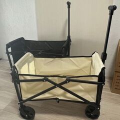 お話し中です。折りたたみカート キャリーワゴン ペットカート コンパクトキャリー 台車 アウトドアワゴン キャンプワゴンの画像