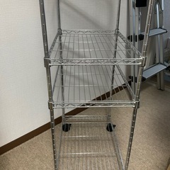 アイリスオーヤマ製　キャスター付きスチールラック　現在交渉中につき受付を一旦停止しております。の画像