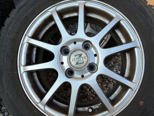 【フィット用】スタッドレスタイヤ＋社外アルミホイール 4本セット 175/65R14