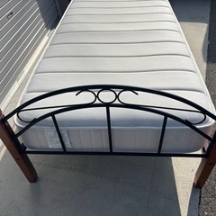 ニトリ NITORI ベッドフレーム シングル マットレス Ｎスリープ セット 1人暮らし 新生活   mw1068の画像