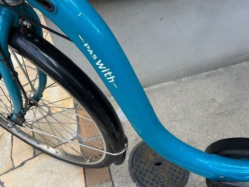 ?長生きバッテリーほぼ新品！8.7Ah ?pas with パスウィズ　電動自転車　電動アシスト自転車　26インチ　1168