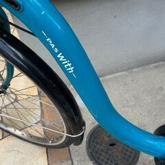 🌈長生きバッテリーほぼ新品！8.7Ah 🌈pas with パスウィズ　電動自転車　電動アシスト自転車　26インチ　1168の画像