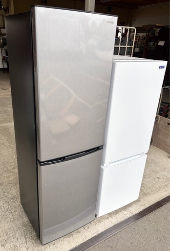 アイリスオーヤマ 162L（シルバー×ブラック） ? ヤマダ電機 156L 冷蔵庫｜二台あり・価格別々 ? 配達OK / ? 夜間対応