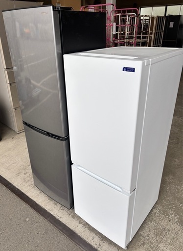 アイリスオーヤマ 162L（シルバー×ブラック） ? ヤマダ電機 156L 冷蔵庫｜二台あり・価格別々 ? 配達OK / ? 夜間対応