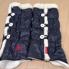 FILA上下セットアップ、ル・コックレッグウォーマー付きの画像