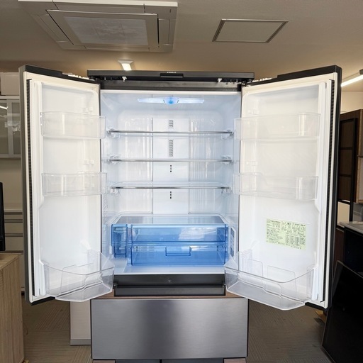 都内23区配送無料　美品シャープ6ドア冷蔵庫457L　2021年製　製氷有 超美品‼️】シャープ 2021年製 457Lノンフロン冷凍冷蔵庫 自動製氷