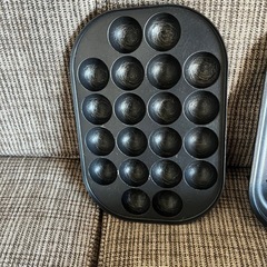 【平面プレート未使用】着脱式ホットプレート（たこ焼き＆焼肉）丸山技研 MHP-680Wの画像