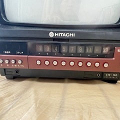 【値下げ！】日立のレトロテレビの画像