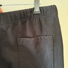 【メンズ】裏起毛スウェットパンツ黒の画像