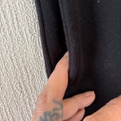 【メンズ】裏起毛スウェットパンツ黒の画像