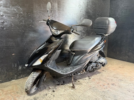 ★支払総額7.8万円★激安バイク続々入荷中！ とにかく安い！ スズキ アドレスV125S 黒 CF4MA 人気のV125！ Sタイプ！   4ストインジェクション！ 集中キー！ リアボックス付き！ サイスタ付き！