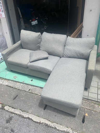 ★オットマン付き！3人掛けソファ?