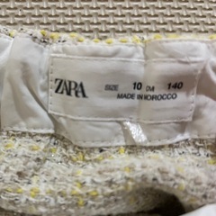 ZARA 女の子　秋冬　スカート　140サイズの画像