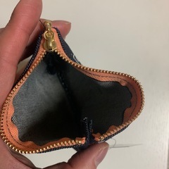 【未使用・新品】倉敷デニム 小物入れ ポーチ｜ファスナー付き 日本製の画像