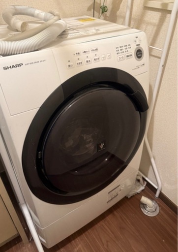 シャープ ドラム式 洗濯乾燥機 ES-S7F-WL