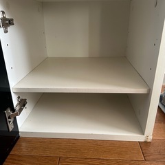 収納ケース　キューブボックスキャビネット　ピアノブラックの画像