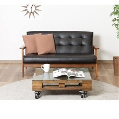 2人掛けソファの画像