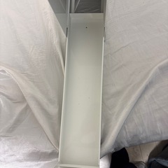 【山崎実業 YAMAZAKI】調味料ラック｜スリム・壁付けOK｜ホワイト｜美品の画像