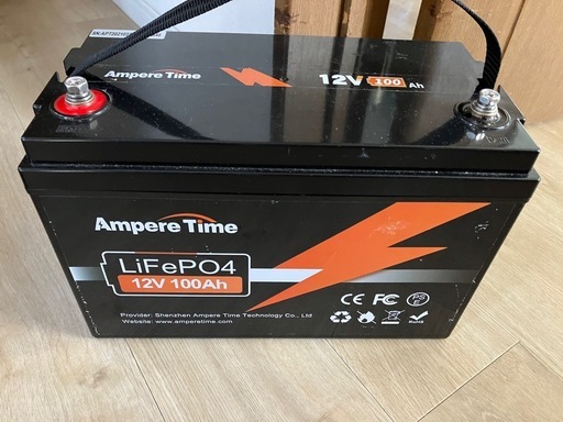 LiTime 12V100Ahリン酸鉄リチウムイオンバッテリー  LiFePO4 