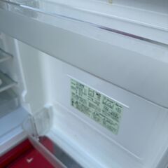 シャープ　冷蔵庫　稼働確認済　SJ-14PC-R 　レッド　2ドア　家電の画像