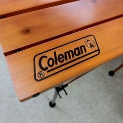 □コールマン ナチュラルウッドロールテーブル クラシック/110