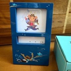 【2/28まで】新品未使用　五月オルゴール付まねき　人形の久月　写真立て　節句の画像