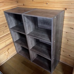 カラーボックス3段×2個セットの画像