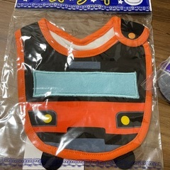 子ども　スタイよだれかけ　靴下　電車　男の子　東武鉄道　鉄道の画像