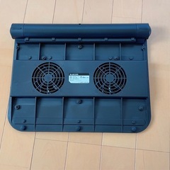 ELECOM ポータブルノートPCクーラー メッシュ冷却スタンド ブラックの画像