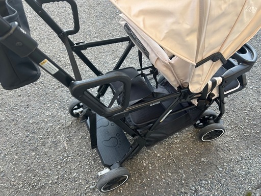 【美品】カトージ　2人乗りベビーカー