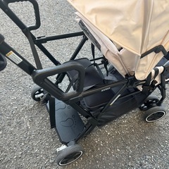 【美品】カトージ　2人乗りベビーカーの画像