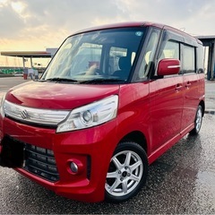 スズキ　スペーシアカスタム　TSターボ　4DW　 [ 車検8年5月/ 9万キロ/スタッドレスタイヤ/両側スライドドア/ETC/プッシュスタート]の画像