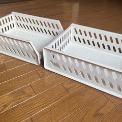 収納ケース2個の画像