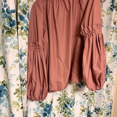 ピンクのトップスの画像