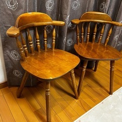 【お譲りする方決定】【早い者勝ち！】かわいい木製チェア🪑🌿‬の画像