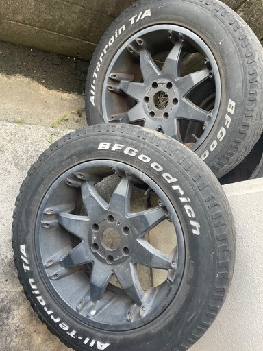 【FUEL OFF-ROAD】20inホイールタイヤ4本