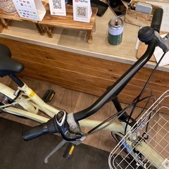 【後輪タイヤ・後輪チューブ新品！】内装3段　20インチミニベロ　クリームの画像