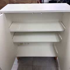 ホワイト　棚の画像
