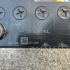 55B24Lバッテリー中古（2年使用）の画像