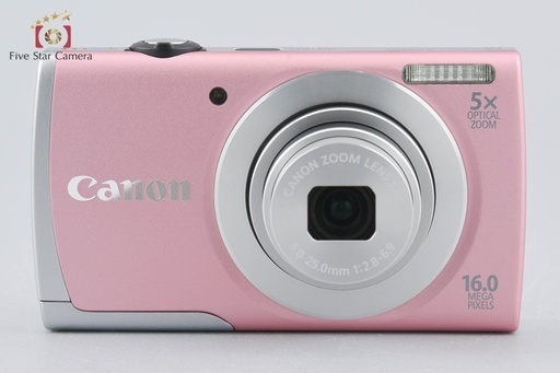 【中古】Canon キヤノン PowerShot A2600 ピンク コンパクトデジタルカメラ
