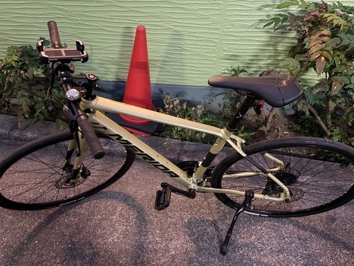 【状態良好】MERIDA グランスピード100D ゴールド／47cm／防犯登録抹消済