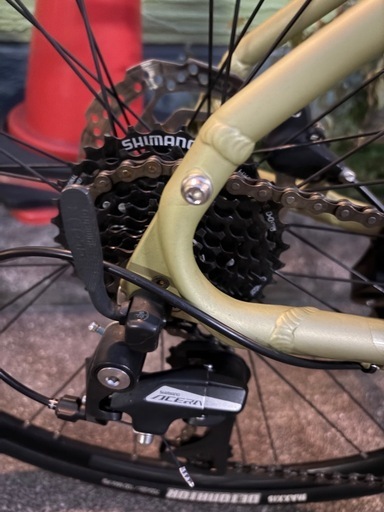 【状態良好】MERIDA グランスピード100D ゴールド／47cm／防犯登録抹消済