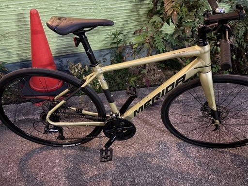 【状態良好】MERIDA グランスピード100D ゴールド／47cm／防犯登録抹消済