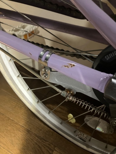 ブリヂストン　自転車　24インチ　リコリーナ　薄紫
