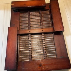 折りたたみローテーブルの画像