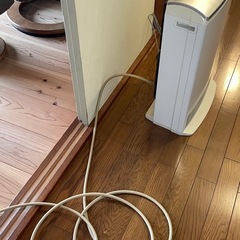 最終値下【5mホース付・都市ガス】2022年製リンナイWiz 空気清浄機能付きファンヒーターの画像