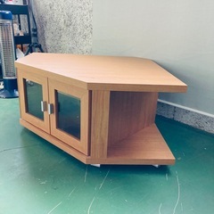 木製　テレビ台　コーナー　テレビボードの画像
