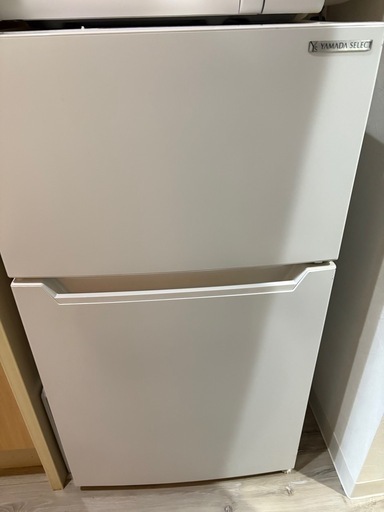 YAMADA SELECT（ヤマダセレクト） YRZCO 9H1 2ドア冷蔵庫（87L・右開き）ホワイト