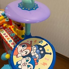 『説明書&イス付き』ジョイパレット アンパンマン ノリノリライブ♪BIG電子ドラム&キーボード APビッグ電子ドラムキ-ボ-ドの画像
