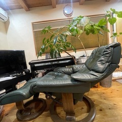 EKORNES エコーネス Reno レノ ストレスレスチェア 本革の画像